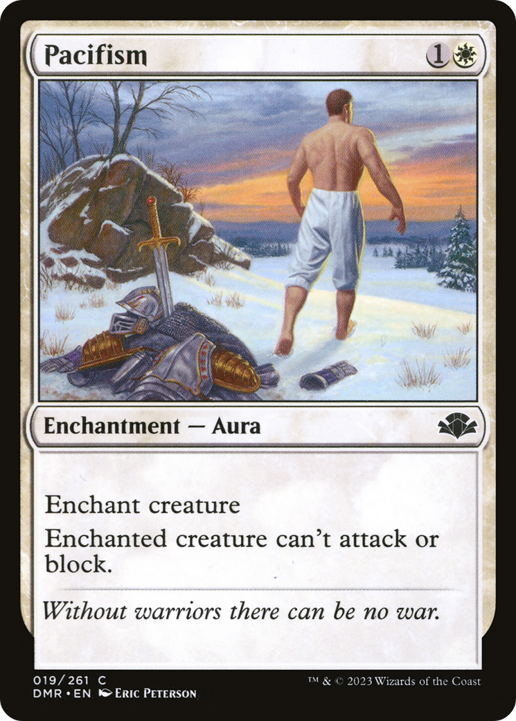 Pacifism [Dominaria Remastered] | Dragon's Lair Comics and Fantasy Houston TX