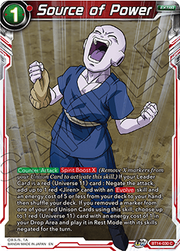 Source of Power (BT14-030) [Cross Spirits] | Dragon's Lair Comics and Fantasy Houston TX