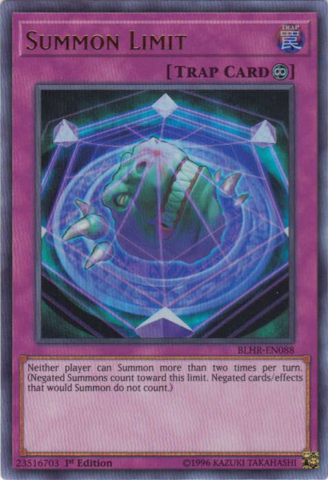 Summon Limit [BLHR-EN088] Ultra Rare | Dragon's Lair Comics and Fantasy Houston TX