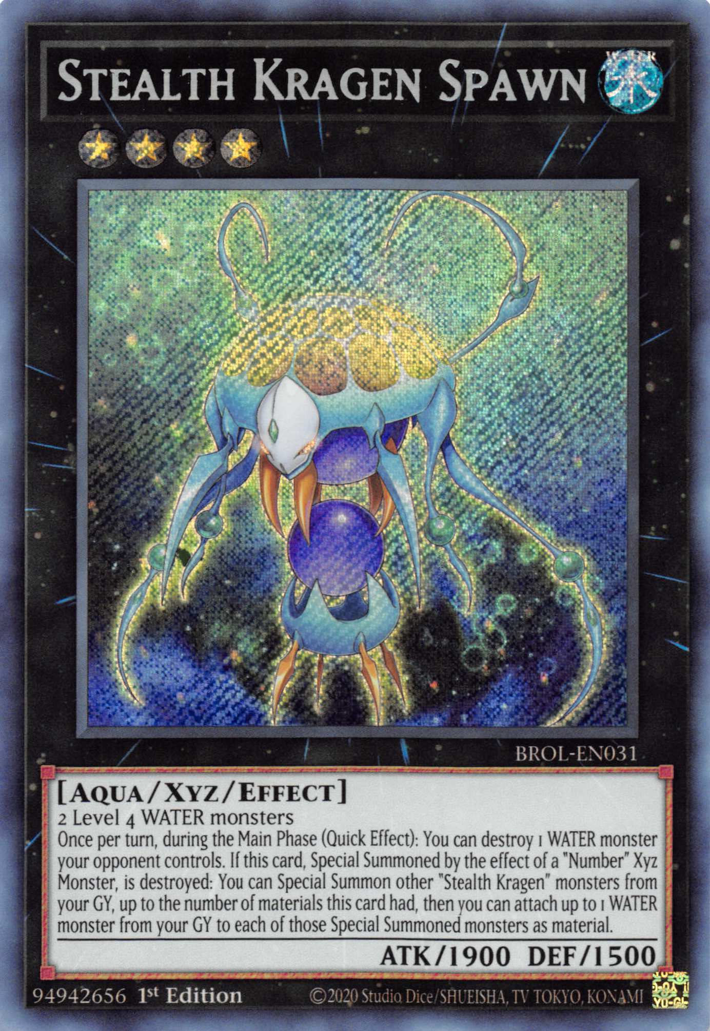Stealth Kragen Spawn [BROL-EN031] Secret Rare | Dragon's Lair Comics and Fantasy Houston TX