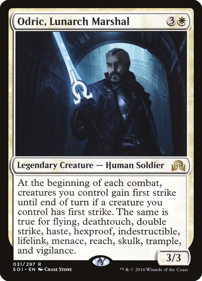 Odric, Lunarch Marshal [Shadows over Innistrad] | Dragon's Lair Comics and Fantasy Houston TX