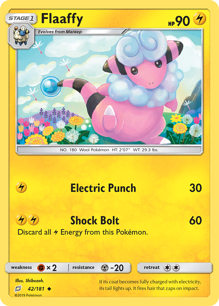 Flaaffy (42/181) [Sun & Moon: Team Up] | Dragon's Lair Comics and Fantasy Houston TX