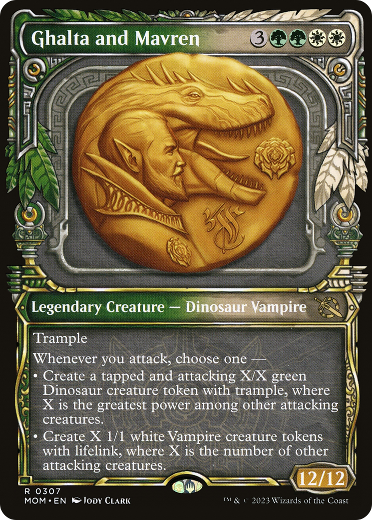 Ghalta and Mavren (Showcase Planar Booster Fun) [March of the Machine] | Dragon's Lair Comics and Fantasy Houston TX