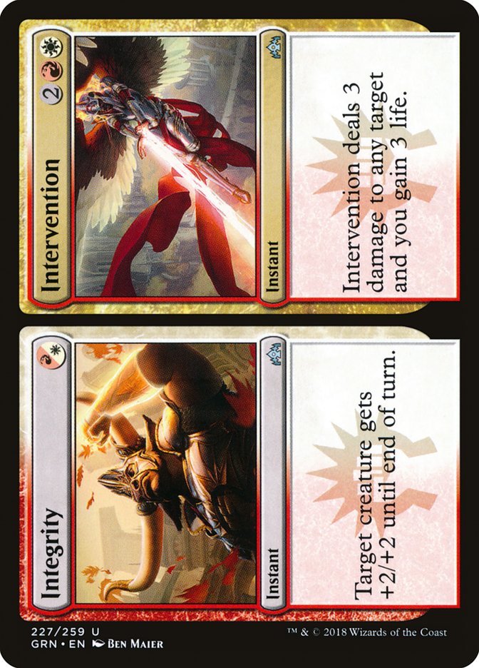 Integrity // Intervention [Guilds of Ravnica] | Dragon's Lair Comics and Fantasy Houston TX