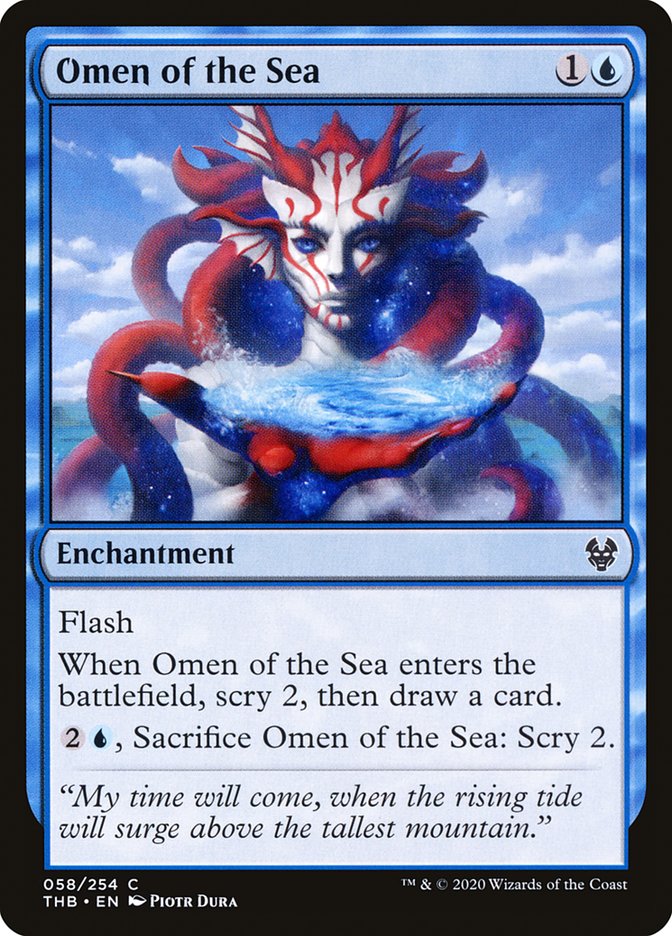 Omen of the Sea [Theros Beyond Death] | Dragon's Lair Comics and Fantasy Houston TX