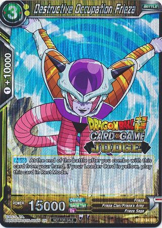 Destructive Occupation Frieza (BT2-104) [Judge Promotion Cards] | Dragon's Lair Comics and Fantasy Houston TX
