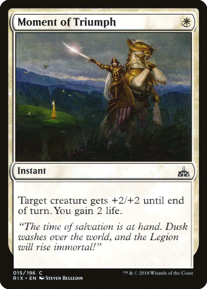 Moment of Triumph [Rivals of Ixalan] | Dragon's Lair Comics and Fantasy Houston TX