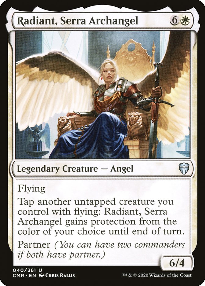Radiant, Serra Archangel [Commander Legends] | Dragon's Lair Comics and Fantasy Houston TX