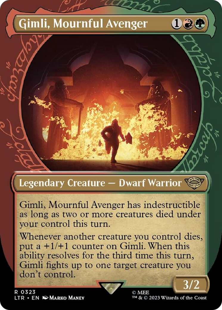 Gimli, Mournful Avenger (Showcase Ring Frame) [The Lord of the Rings: Tales of Middle-Earth] | Dragon's Lair Comics and Fantasy Houston TX