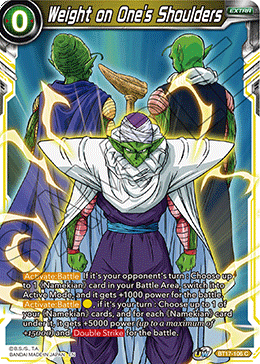 Weight on One's Shoulders (BT17-106) [Ultimate Squad] | Dragon's Lair Comics and Fantasy Houston TX