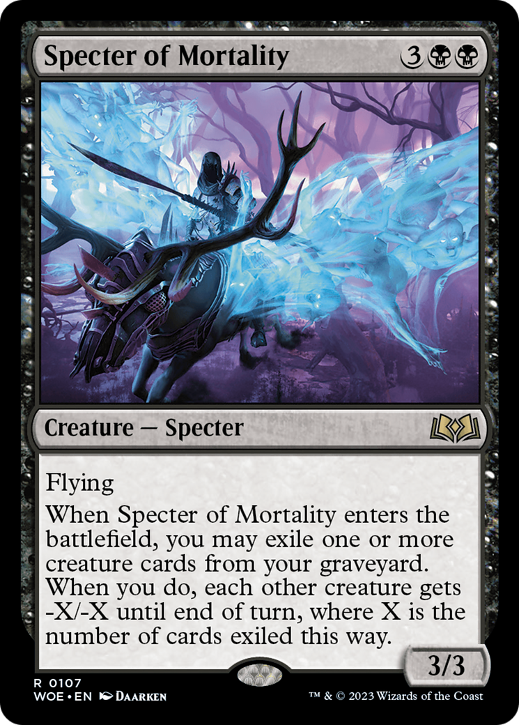 Specter of Mortality [Wilds of Eldraine] | Dragon's Lair Comics and Fantasy Houston TX