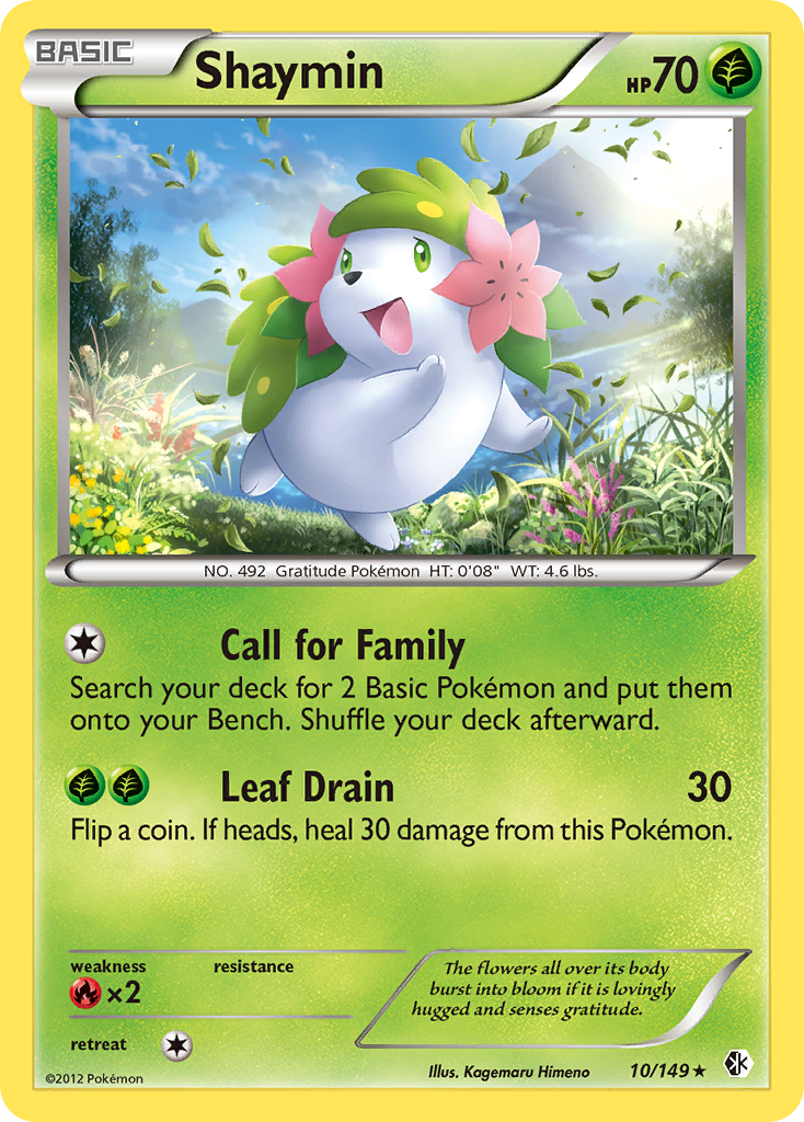 Shaymin (10/149) [Black & White: Boundaries Crossed] | Dragon's Lair Comics and Fantasy Houston TX