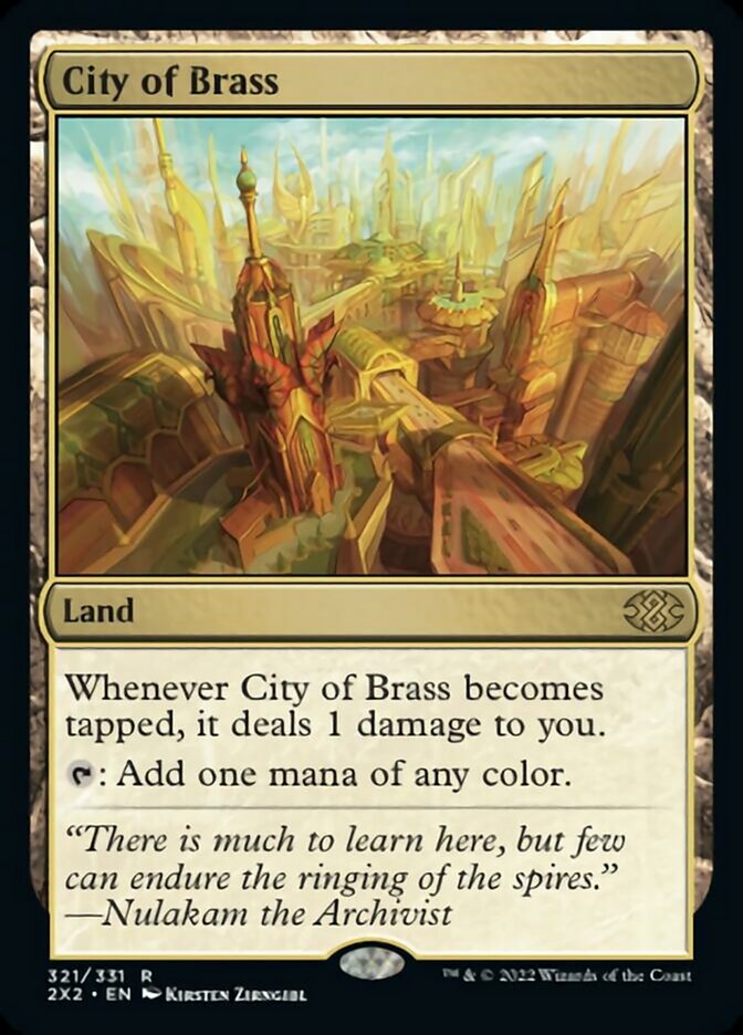 City of Brass [Double Masters 2022] | Dragon's Lair Comics and Fantasy Houston TX