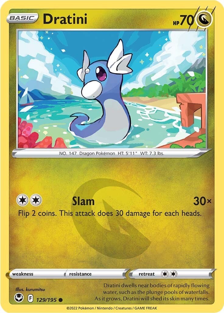 Dratini (129/195) [Sword & Shield: Silver Tempest] | Dragon's Lair Comics and Fantasy Houston TX