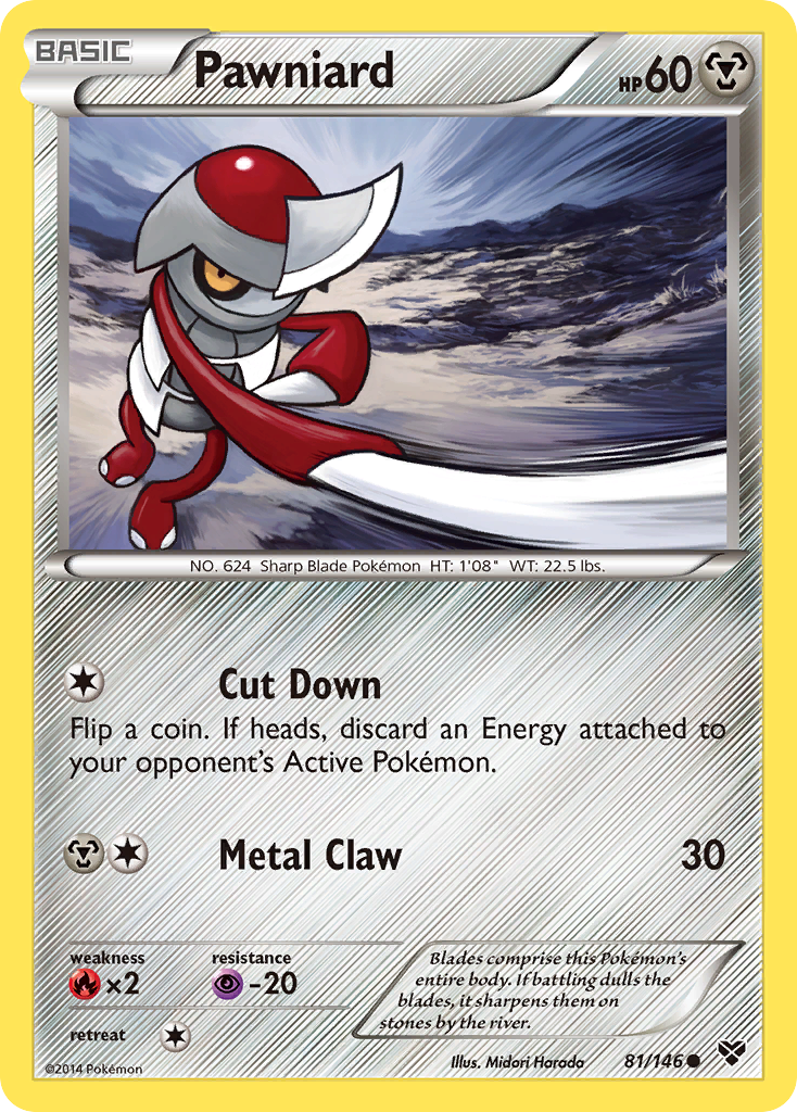Pawniard (81/146) [XY: Base Set] | Dragon's Lair Comics and Fantasy Houston TX
