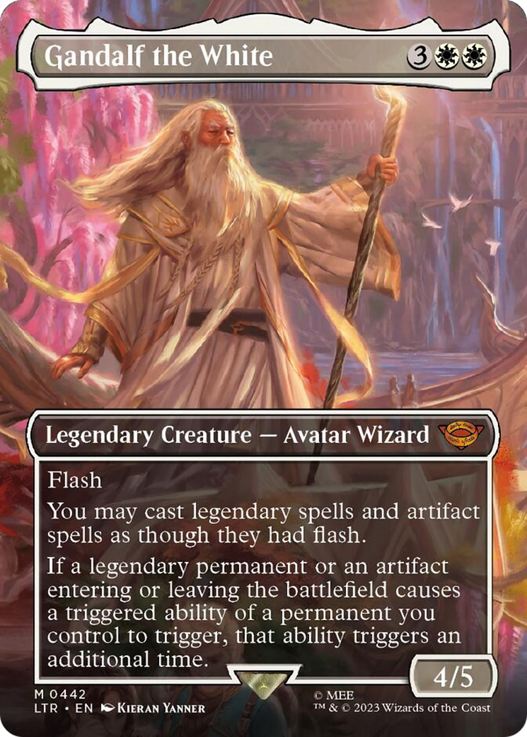 Gandalf the White (Borderless Alternate Art) [The Lord of the Rings: Tales of Middle-Earth] | Dragon's Lair Comics and Fantasy Houston TX