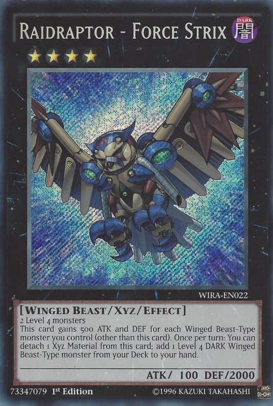 Raidraptor - Force Strix [WIRA-EN022] Secret Rare | Dragon's Lair Comics and Fantasy Houston TX