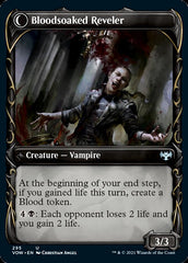 Restless Bloodseeker // Bloodsoaked Reveler (Showcase Fang Frame) [Innistrad: Crimson Vow] | Dragon's Lair Comics and Fantasy Houston TX