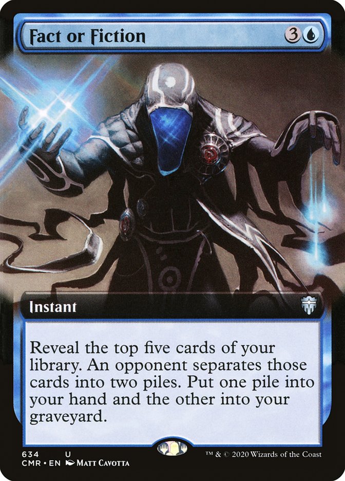 Fact or Fiction (Extended Art) [Commander Legends] | Dragon's Lair Comics and Fantasy Houston TX