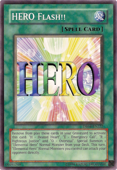 HERO Flash!! [DR04-EN222] Common | Dragon's Lair Comics and Fantasy Houston TX