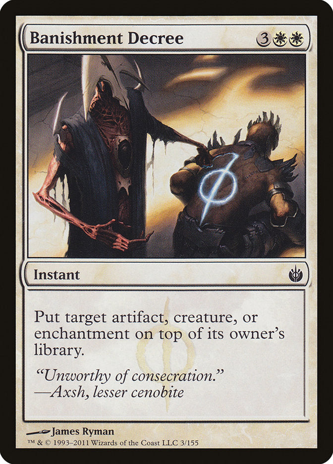 Banishment Decree [Mirrodin Besieged] | Dragon's Lair Comics and Fantasy Houston TX