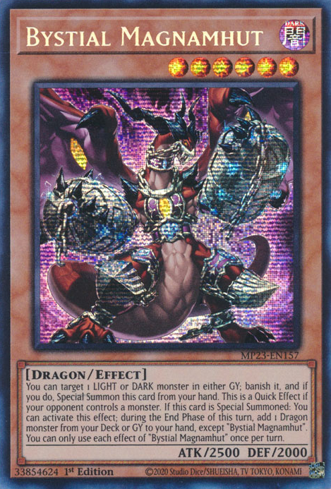 Bystial Magnamhut [MP23-EN157] Prismatic Secret Rare | Dragon's Lair Comics and Fantasy Houston TX