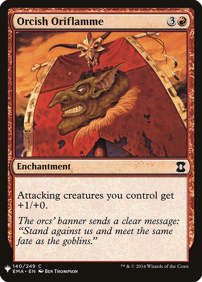 Orcish Oriflamme [Mystery Booster] | Dragon's Lair Comics and Fantasy Houston TX