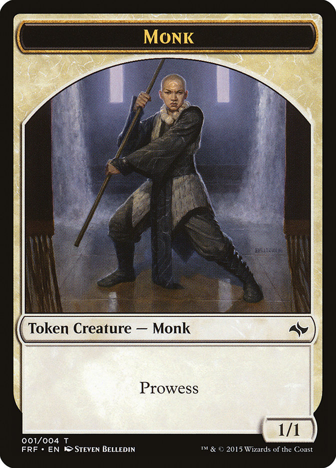 Monk Token [Fate Reforged Tokens] | Dragon's Lair Comics and Fantasy Houston TX