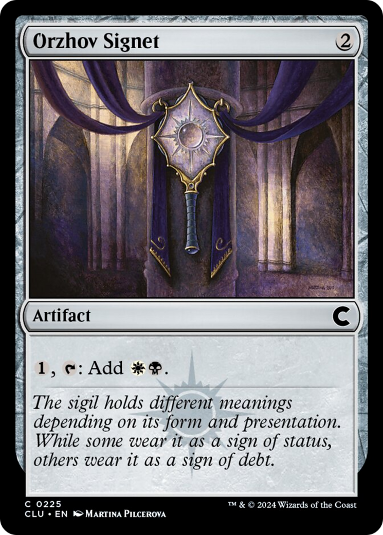Orzhov Signet [Ravnica: Clue Edition] | Dragon's Lair Comics and Fantasy Houston TX