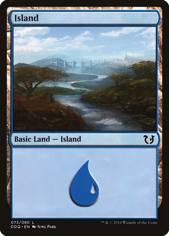 Island (73) [Duel Decks: Blessed vs. Cursed] | Dragon's Lair Comics and Fantasy Houston TX