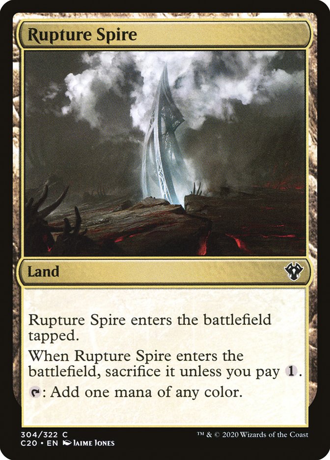 Rupture Spire [Commander 2020] | Dragon's Lair Comics and Fantasy Houston TX