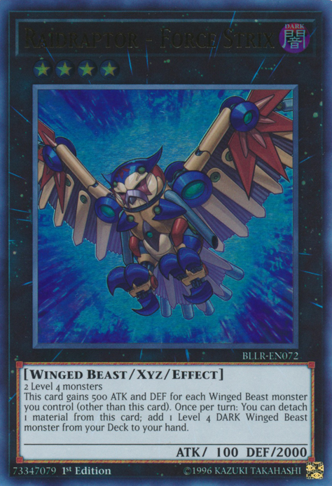 Raidraptor - Force Strix [BLLR-EN072] Ultra Rare | Dragon's Lair Comics and Fantasy Houston TX