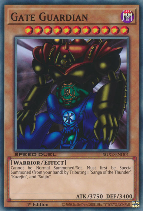 Gate Guardian [SGX2-END01] Secret Rare | Dragon's Lair Comics and Fantasy Houston TX