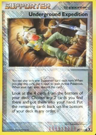 Underground Expedition (97/111) (League Promo) [Platinum: Rising Rivals] | Dragon's Lair Comics and Fantasy Houston TX