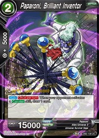 Paparoni, Brilliant Inventor (Divine Multiverse Draft Tournament) (DB2-139) [Tournament Promotion Cards] | Dragon's Lair Comics and Fantasy Houston TX
