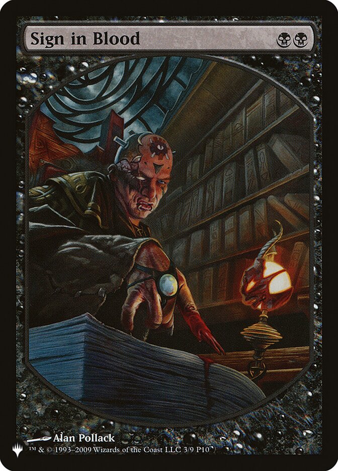 Sign in Blood [The List] | Dragon's Lair Comics and Fantasy Houston TX