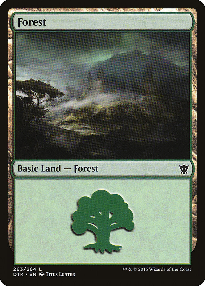 Forest (263) [Dragons of Tarkir] | Dragon's Lair Comics and Fantasy Houston TX