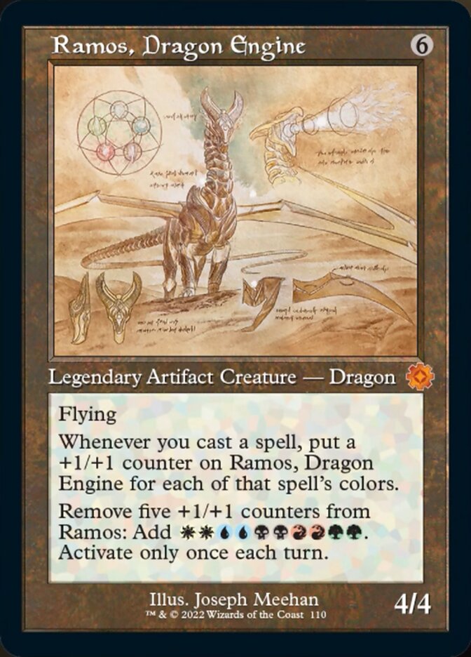 Ramos, Dragon Engine (Retro Schematic) [The Brothers' War Retro Artifacts] | Dragon's Lair Comics and Fantasy Houston TX