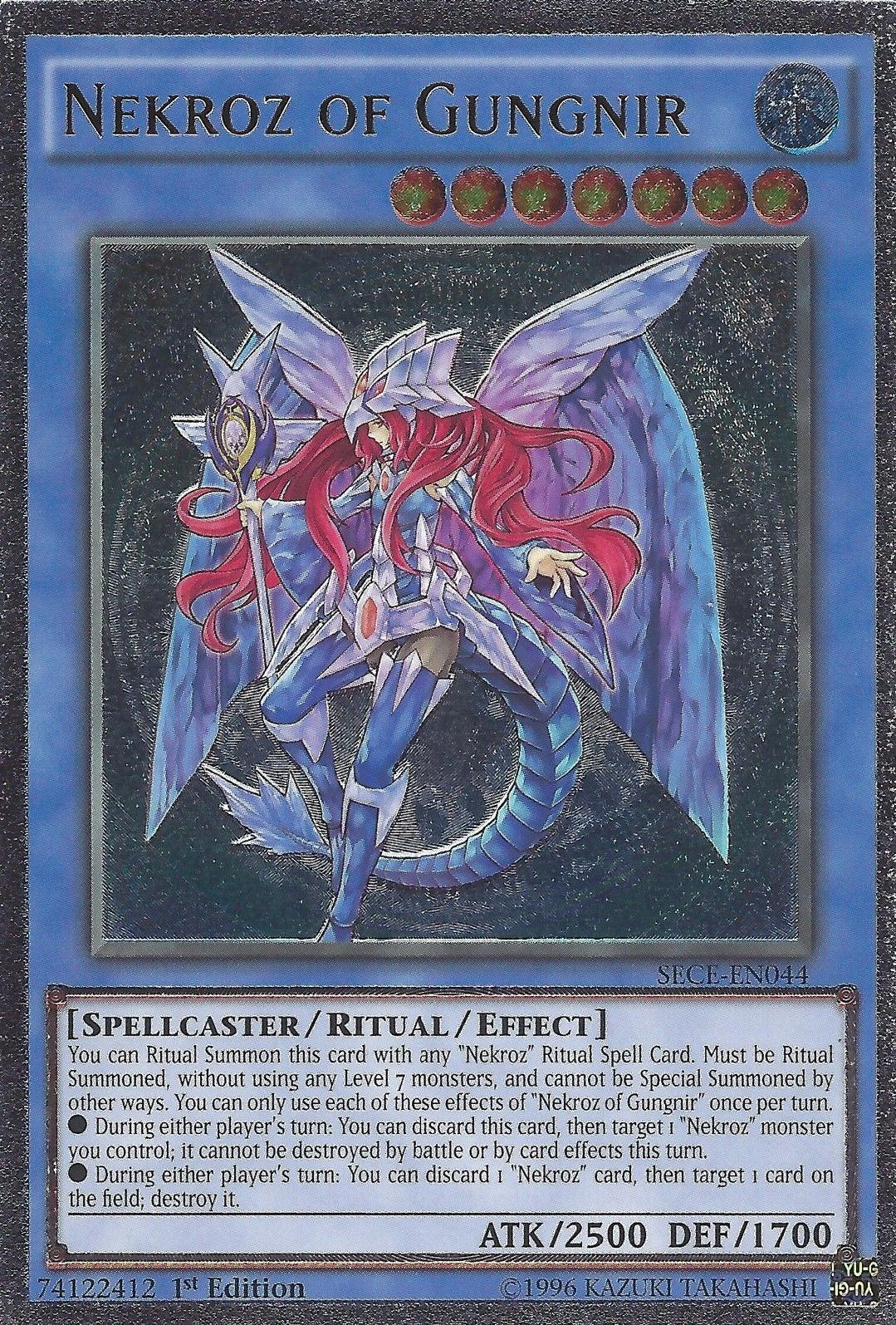 Nekroz of Gungnir [SECE-EN044] Ultimate Rare | Dragon's Lair Comics and Fantasy Houston TX