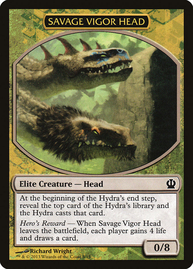 Savage Vigor Head [Theros Face the Hydra] | Dragon's Lair Comics and Fantasy Houston TX