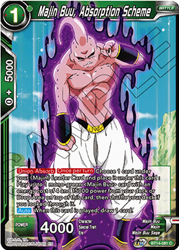 Majin Buu, Absorption Scheme (BT14-081) [Cross Spirits] | Dragon's Lair Comics and Fantasy Houston TX