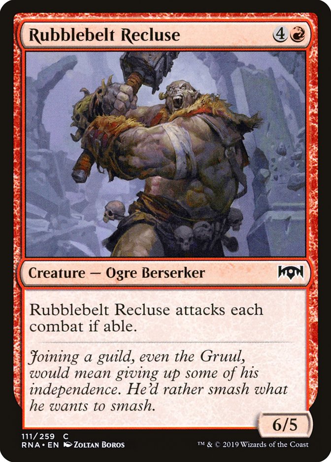 Rubblebelt Recluse [Ravnica Allegiance] | Dragon's Lair Comics and Fantasy Houston TX