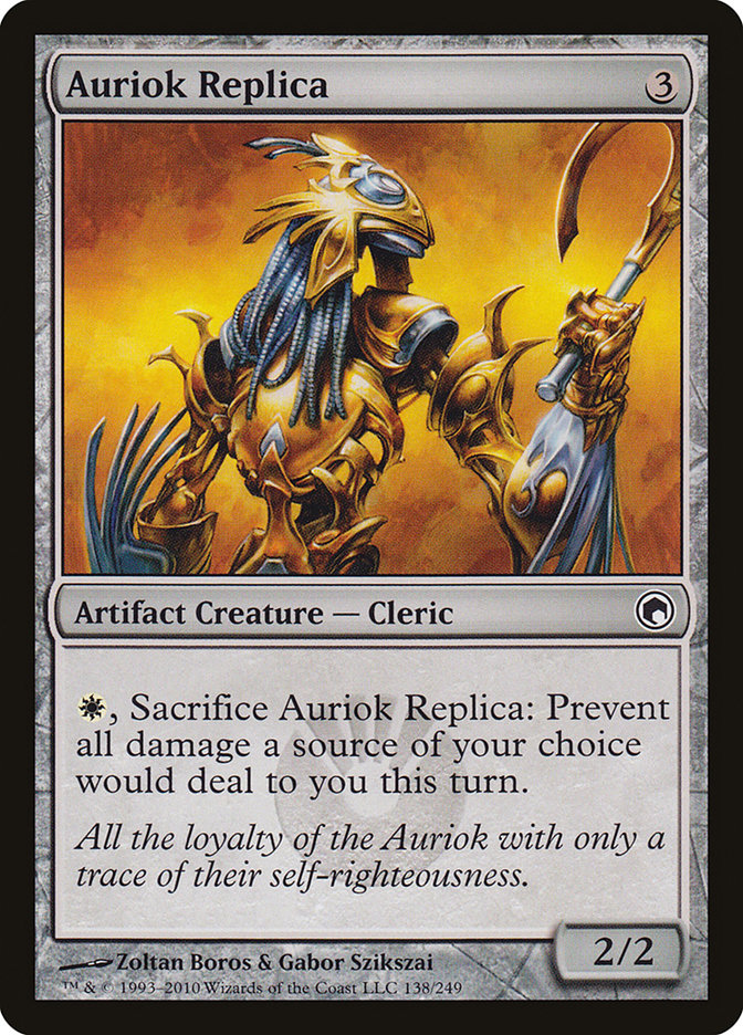 Auriok Replica [Scars of Mirrodin] | Dragon's Lair Comics and Fantasy Houston TX