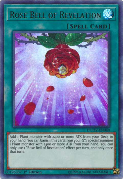 Rose Bell of Revelation [DUOV-EN040] Ultra Rare | Dragon's Lair Comics and Fantasy Houston TX