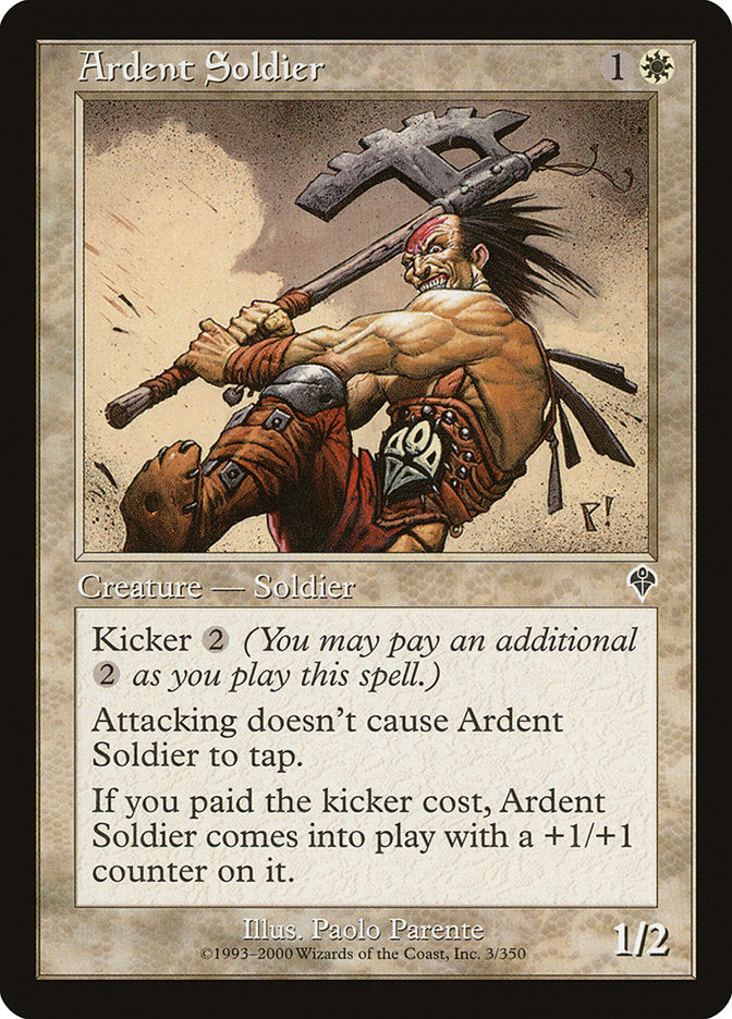 Ardent Soldier [Invasion] | Dragon's Lair Comics and Fantasy Houston TX