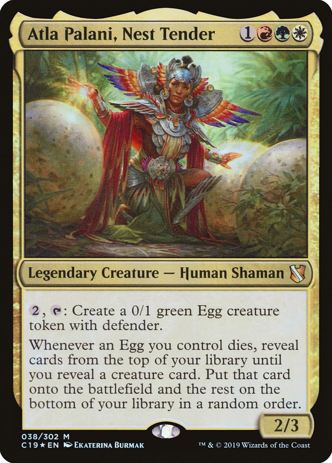 Atla Palani, Nest Tender [Commander 2019] | Dragon's Lair Comics and Fantasy Houston TX
