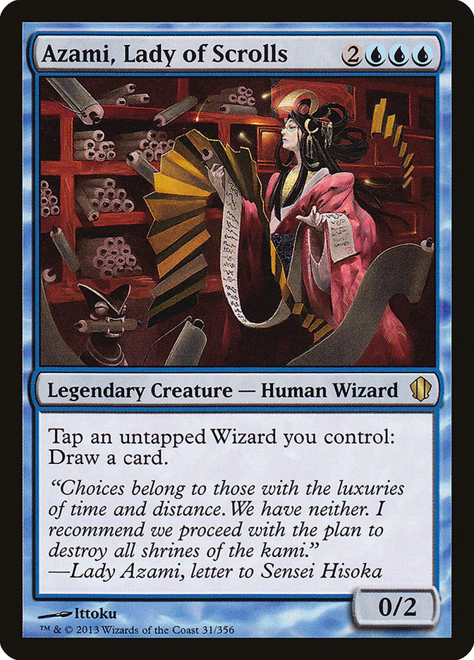 Azami, Lady of Scrolls [Commander 2013] | Dragon's Lair Comics and Fantasy Houston TX