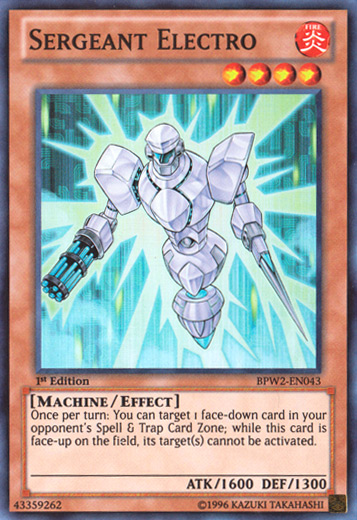 Sergeant Electro [BPW2-EN043] Super Rare | Dragon's Lair Comics and Fantasy Houston TX