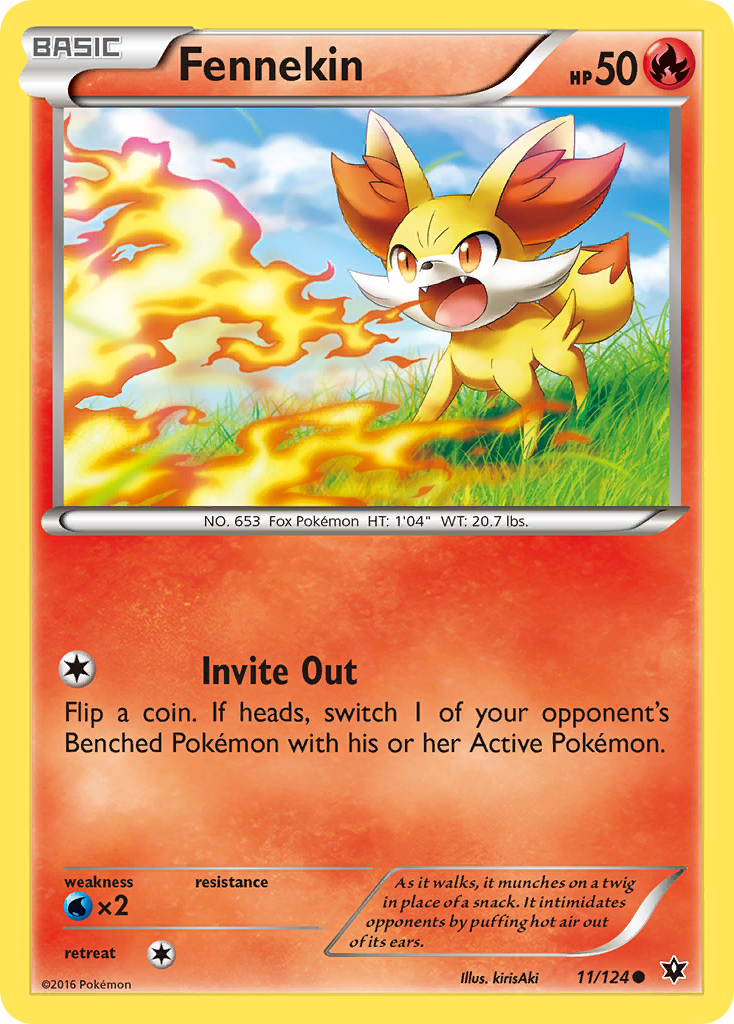 Fennekin (11/124) [XY: Fates Collide] | Dragon's Lair Comics and Fantasy Houston TX
