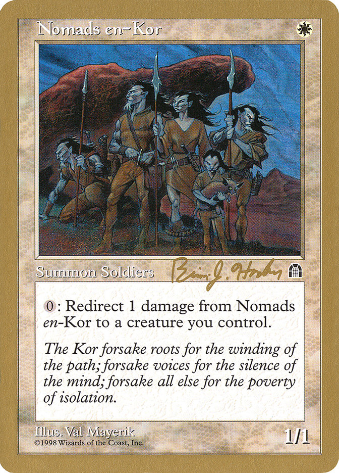 Nomads en-Kor (Brian Hacker) [World Championship Decks 1998] | Dragon's Lair Comics and Fantasy Houston TX
